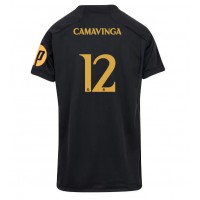 Maglie da calcio Real Madrid Eduardo Camavinga #12 Terza Maglia Femminile 2023-24 Manica Corta